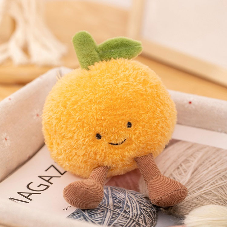Non-Shedding Soft Orange Plush Toy